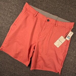 Tommy Bahama On Par Shorts Mens 36 Red Sail Heathered 9" Stretch Golf ST889925